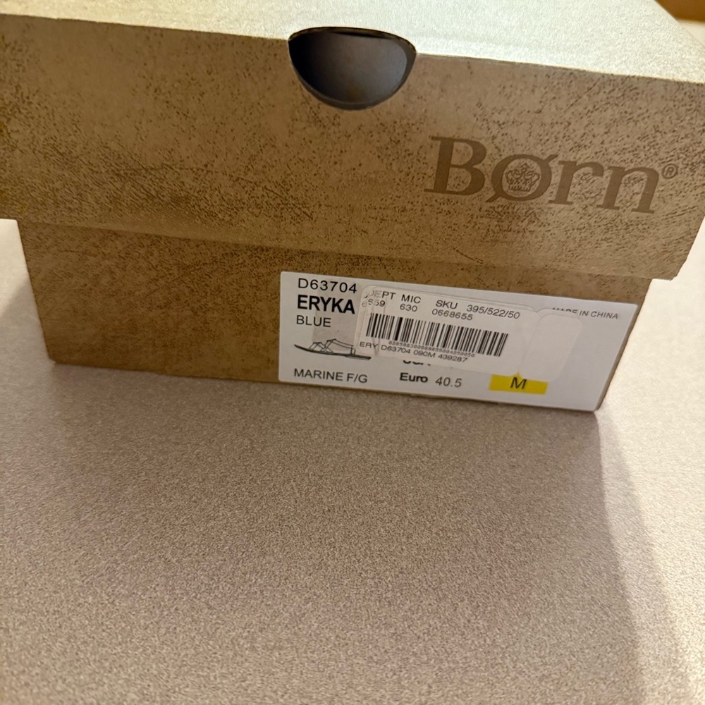 Born women’s size 9 M Eryka Blue Marine Fig - Picture 7 of 7